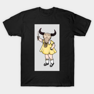 ram skull girl T-Shirt